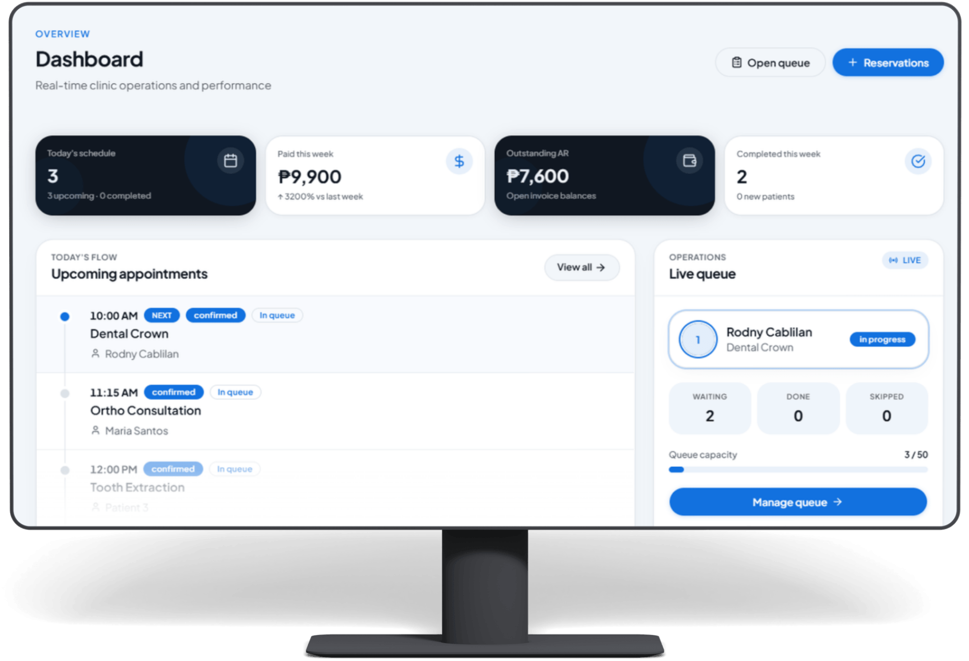 Dentos Admin Dashboard
