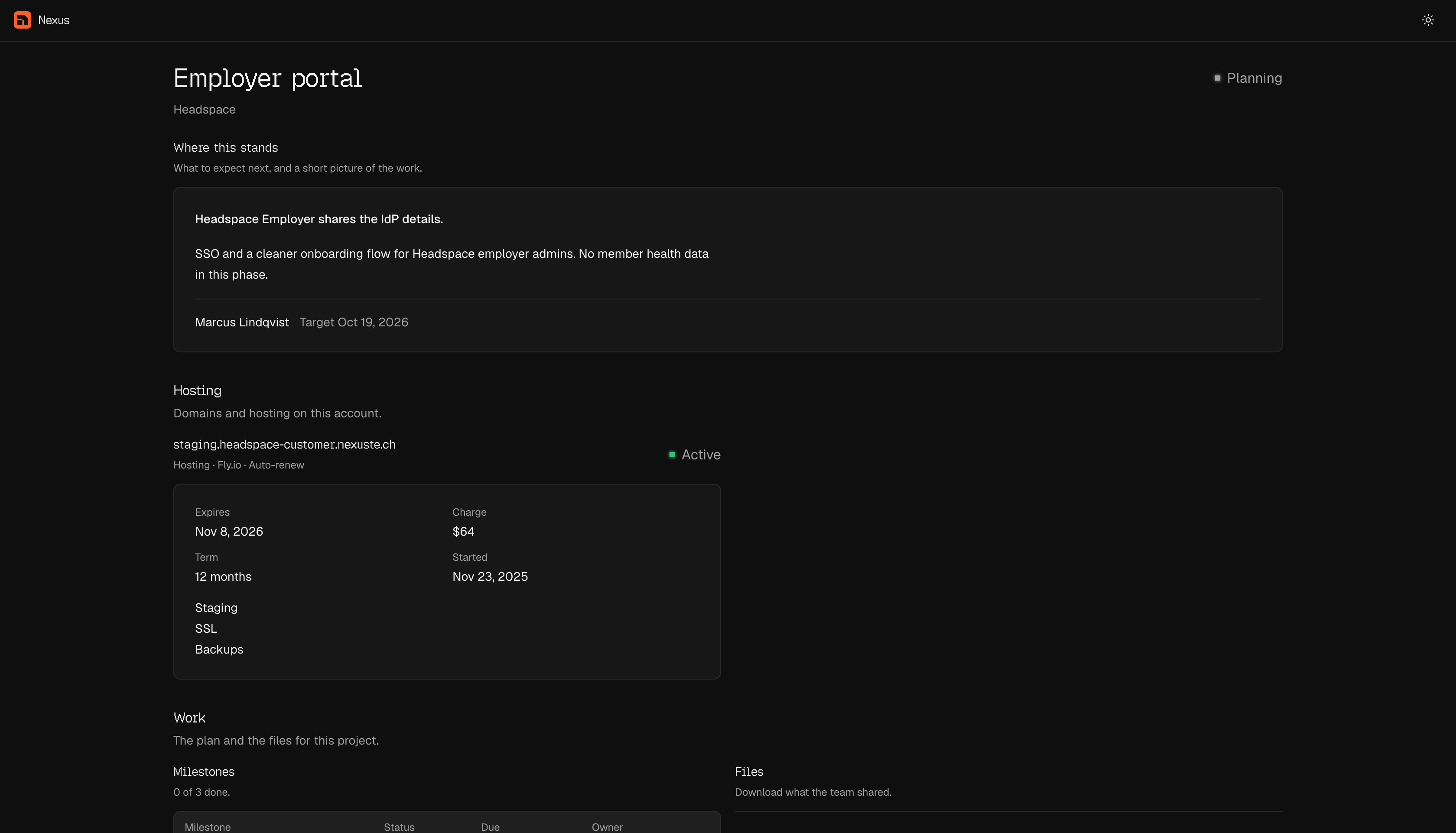 Nexus CRM Projects - Image 3