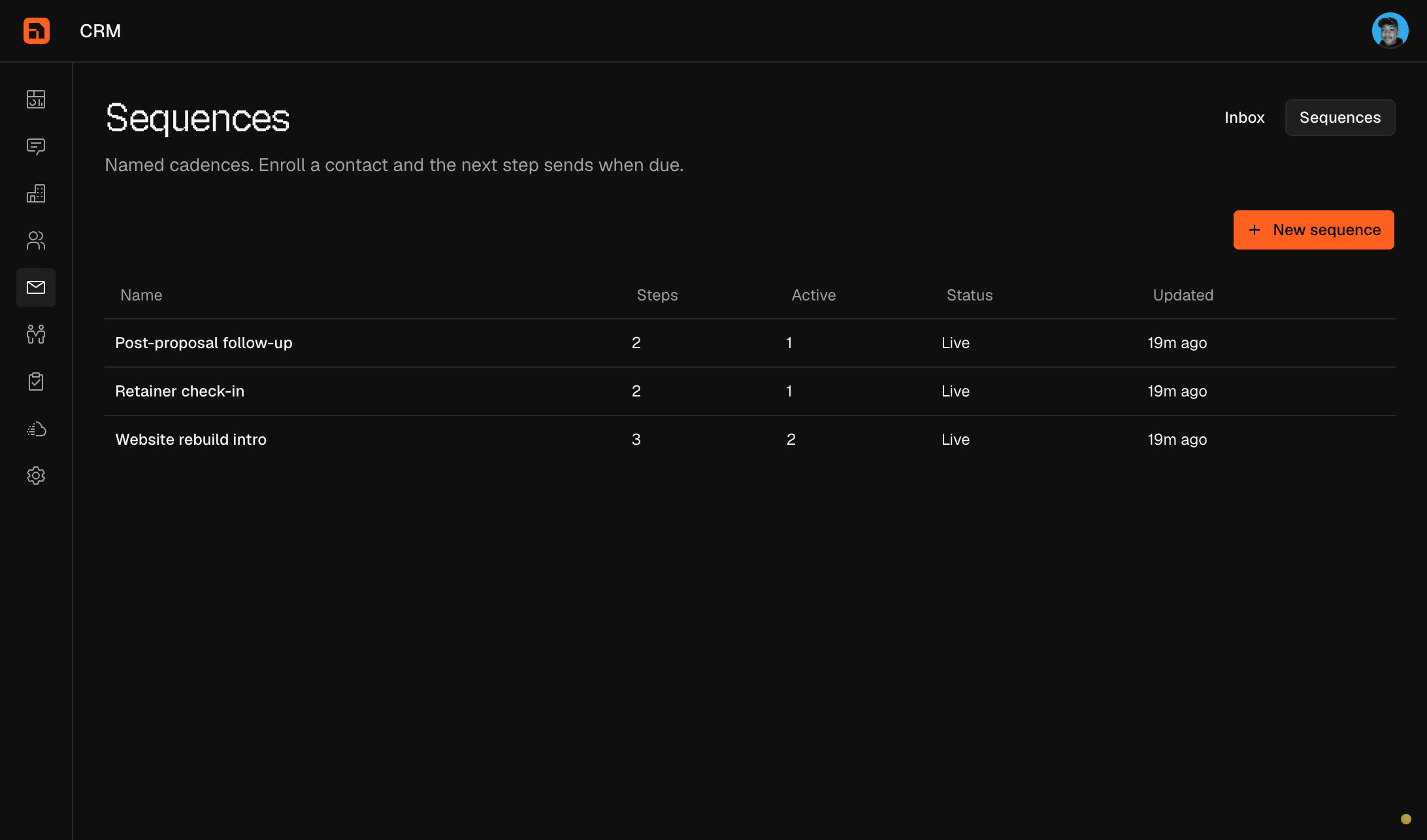 Nexus CRM Sequences